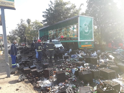 Langenhovenweg gesluit na ongeluk