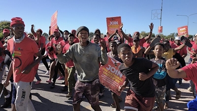 UPDATE: Protestors on the move