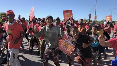 UPDATE: Protestors on the move