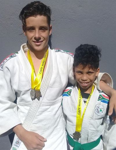 Bags of medals for local judoka