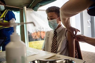 It’s a vaccine party! Teens rock up in numbers for Covid vaccines