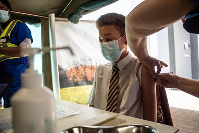 It’s a vaccine party! Teens rock up in numbers for Covid vaccines