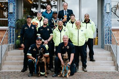 Rescue team and K9 members inspire learners