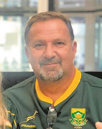 Rugbyman, mentor in Hartenbos gegroet