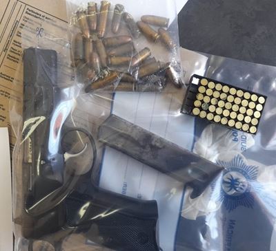 Two arrested for illegal firearm and ammunition 