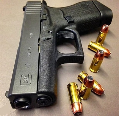 Official's pistol taken