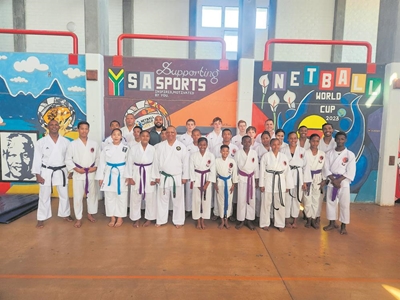 Weekend karate training unites dojos in George