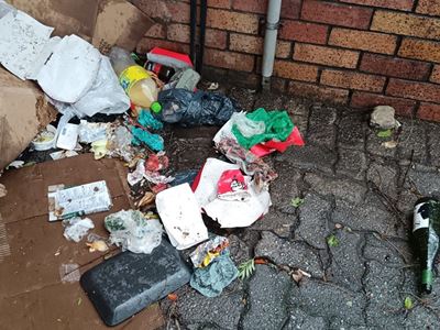 Homeless' mess addressed