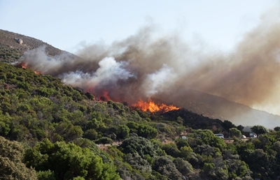 Warning: Veld fire conditions