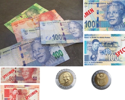 New Madiba bank notes and coins
