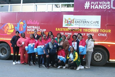Netbal World Cup Trophy Tour visits town