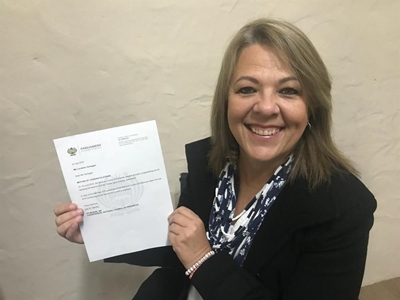 Cancer warrior receives the parliamentary nod