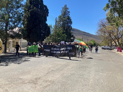 Small-scale farmers protesting for recognition