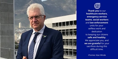 Alan Winde to address public