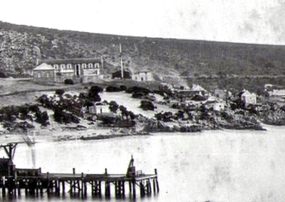 Stokou Mosselbaai vasgevang op 'n foto