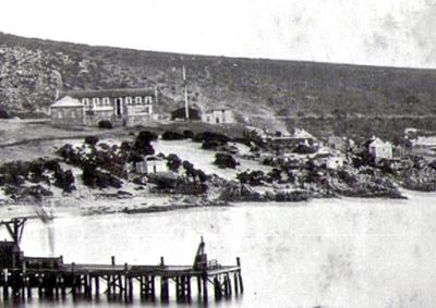 Stokou Mosselbaai vasgevang op 'n foto
