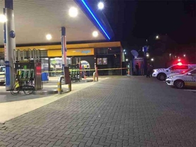 Sasol garage in Krugersdorp bombed and robbed