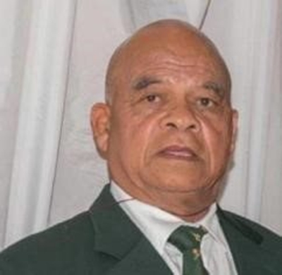 George groet een van sy rugbylegendes
