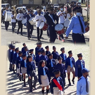 Enorme brigade-saamtrek deel van die sportfees