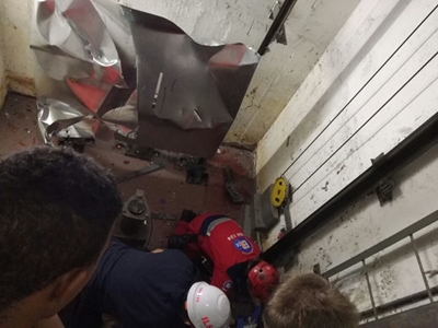 Man critically injured in elevator incident