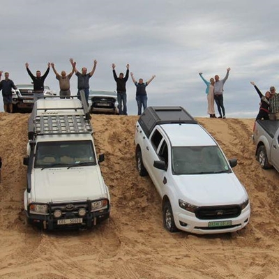 Slow sand, not quicksand, at Vleesbaai