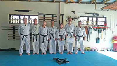 Final karate gradings for the year 2018