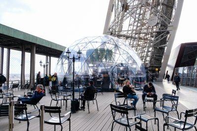 How the Eiffel Tower has been turned into a temporary winery