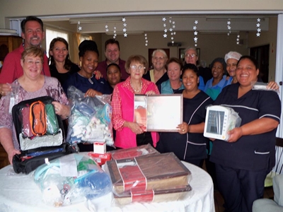 Handsome donation to seniors' homes