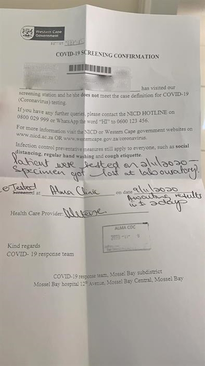 Missing Covid-19 samples a concern