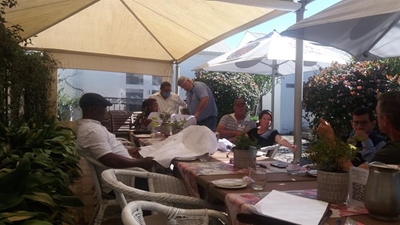 All smiles at final Vic Bay meeting