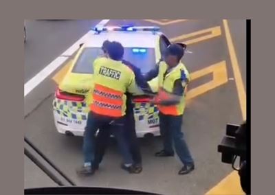 Video circulates of altercation with traffic officers on N2