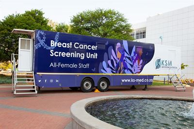 Mammography and sonar unit headed for George
