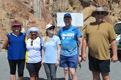 Residents enjoy spring hike with mayor