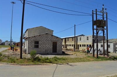Vandals target housing project