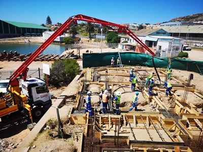 Work resumes on harbour administration building