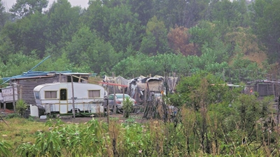 Girl (10) found in filthy caravan