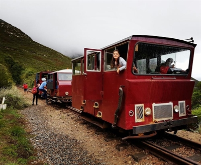 Power Van back on mountain track
