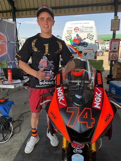Young Ricardo the 600cc SA champ