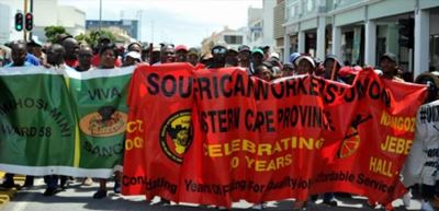 Samwu not at Cosatu congress, as ‘not in good standing’