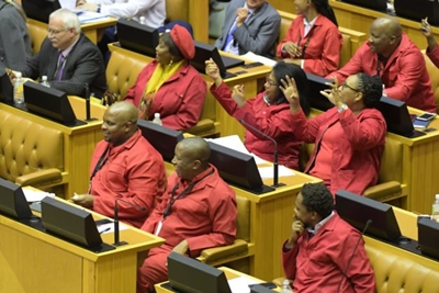 EFF MPs found guilty of misconduct to make representations to Parliament