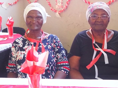 Valentine's Day celebrated with the elders