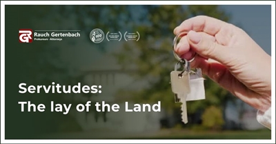 Servitudes: A warning to prospective buyers
