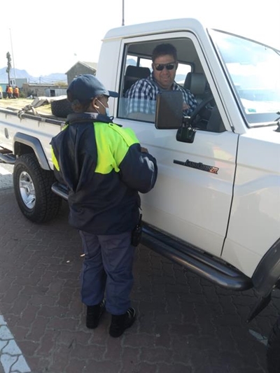 Road safety outreach in Thembalethu