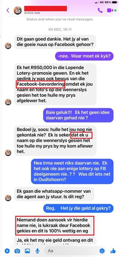 Facebook-foefie, wees gewaarsku