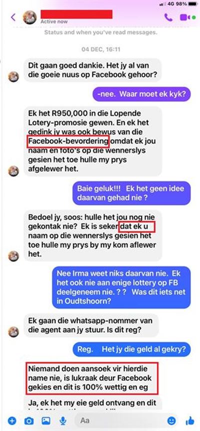 Facebook-foefie, wees gewaarsku