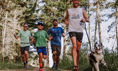 Weekend family trail run at Ceres Valley