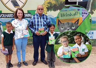 Brak-inwoners help skole met leeshulpbronne