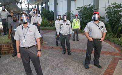 Toyota's locally-produced face shields