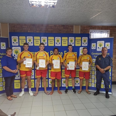 Groot Brak GPF vereer jong lewensredders vir dapper daad