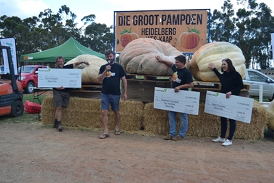 Bielie van 'n pampoen breek die rekords